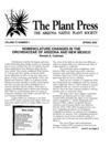 Spring 2003 The Plant Press ~ Arizona Natiave Plant Soceity