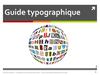 Guide typographique
