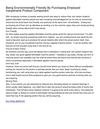 Being Environmentally Friendly By Purchasing Employed Inexpensive Product Component S
