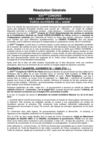 Résolution Générale - XXVème CONGRÉS DE L’UNION DÉPARTEMENTALE FORCE-OUVRIÈRE DE L’AISNE