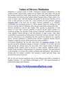 Values of Divorce Mediation
