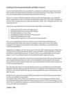 Looking for Environmental Health and Safety Careers