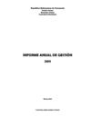 Informe Anual de Gestión 2011