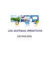 DEFINICIÓN BÁSICA SISTEMA OPERATIVO DE PC