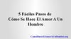 5 Fáciles Pasos de Cómo Se Hace El Amor A Un Hombre