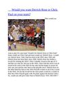 Would you want Derrick Rose or Chris Paul on your team5