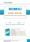 Free EMC E20-591 Exam PDF | Examskey
