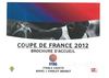 Brochure daccueil Coupe de France Finale Cadets 2012