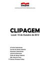 Clipagem Primeira Folha 10/10/2012