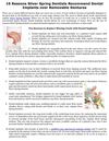 10 Reasons Silver Spring Dentists Recommend Dental Implants over Removable Dentures