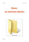 créer un nouveau dossier