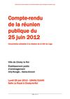 Compte rendu - Réunion Publique - Secteur du Lugo à Choisy-le-Roi - 25/06/2012