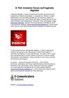 Garrone Agenda Digitale: A TG2 Insieme il Comunicatore Italiano