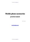 Mobile phone accessories practical analytic