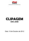 Clipagem São José 19/10/2012