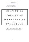 Convention Collective Carrefour mise à jour 2012