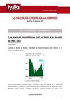 Revue de presse de la semaine du 15 au 20 Novembre 2012
