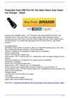 PowerGen Dual USB Port 2A 10w (fast) Heavy Duty Ouput Car Charger – Black