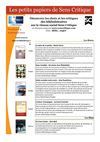 Les petits papiers de Sens Critique septembre 2012