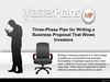 Three-Phase Plan for Writing a Business Proposal That Wows Investors