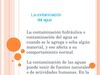 contaminacion del agua