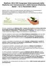 MedCam 2012: Medicina Complementare, Quantistica e percorso terapeutico integrato consapevole