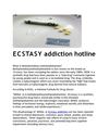 ECSTASY addiction hotline