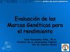 Evaluación de las Marcas Genéticas para el Rendimiento Deportivo