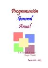 Programación general anual curso 2012-2013