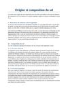 Chapitre 1 de Pédologie