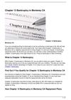 Chapter 13 Bankruptcy in Monterey CA
