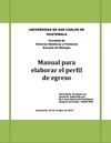 MANUAL PARA ELABORAR EL PERFIL DE EGRESO