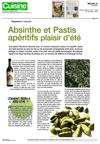 Cuisine Magazine : Absinthe / Pastis HB et Cuisine