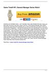 Game Time® NFL General Manager Series Watch