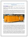 Roll Off Dumpster Direct Delivers Containers in Coca Cola Bottling Plants