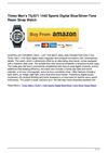 Timex Men’s T5J571 1440 Sports Digital Blue/Silver-Tone Resin Strap Watch