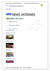 NEWS LETTER DU 6 NOVEMBRE 2012 SEMAINE 45