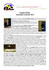 Compte rendu de l'A.G 2012