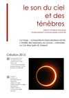 le son du ciel et des ténèbres - dossier de création