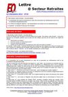 Lettre Secteur Retraites n°33