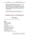 Zizek Slavoj - En Defensa De La Intolerancia