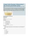Creamy Garlic Dressing Exercise and Healthy Eating