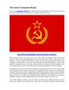 The End Of Communist Russia