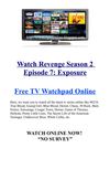 Watch Revenge S02E07 Exposure