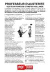 Tract en réaction aux propos de François Hollande