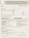 Contrats Camping et Locations 2013 Camping Au Port-Punay *** - FR