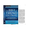 Forward of The Bible of Trend Following
