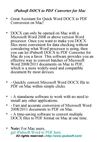 iPubsoft DOCX to PDF Converter for Mac to Turn Microsoft Word 2008/2011 into PDF
