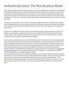 Authentically Green: The New Business ModelAuthentically Green: The New Business ModelAuthentically Green: The New...