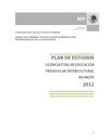 PLAN DE ESTUDIOS LEPREIB 2012